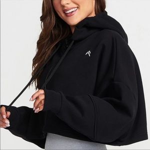 Oner Cropped Zip Up Hoodie